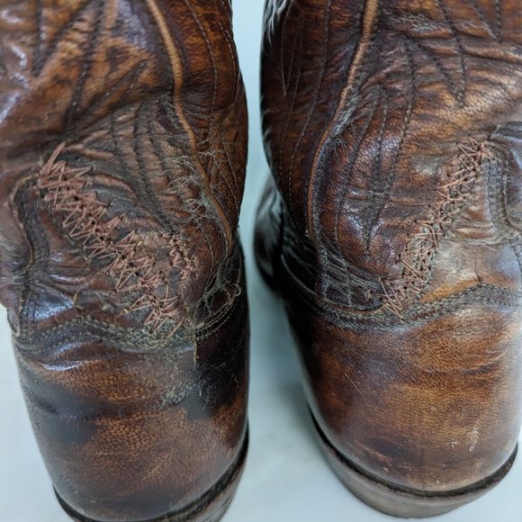🤠 Vintage Lucchese Goatskin 2083 ZZ Western Boots Size 11 B 🤠 - Picture 15 of 15